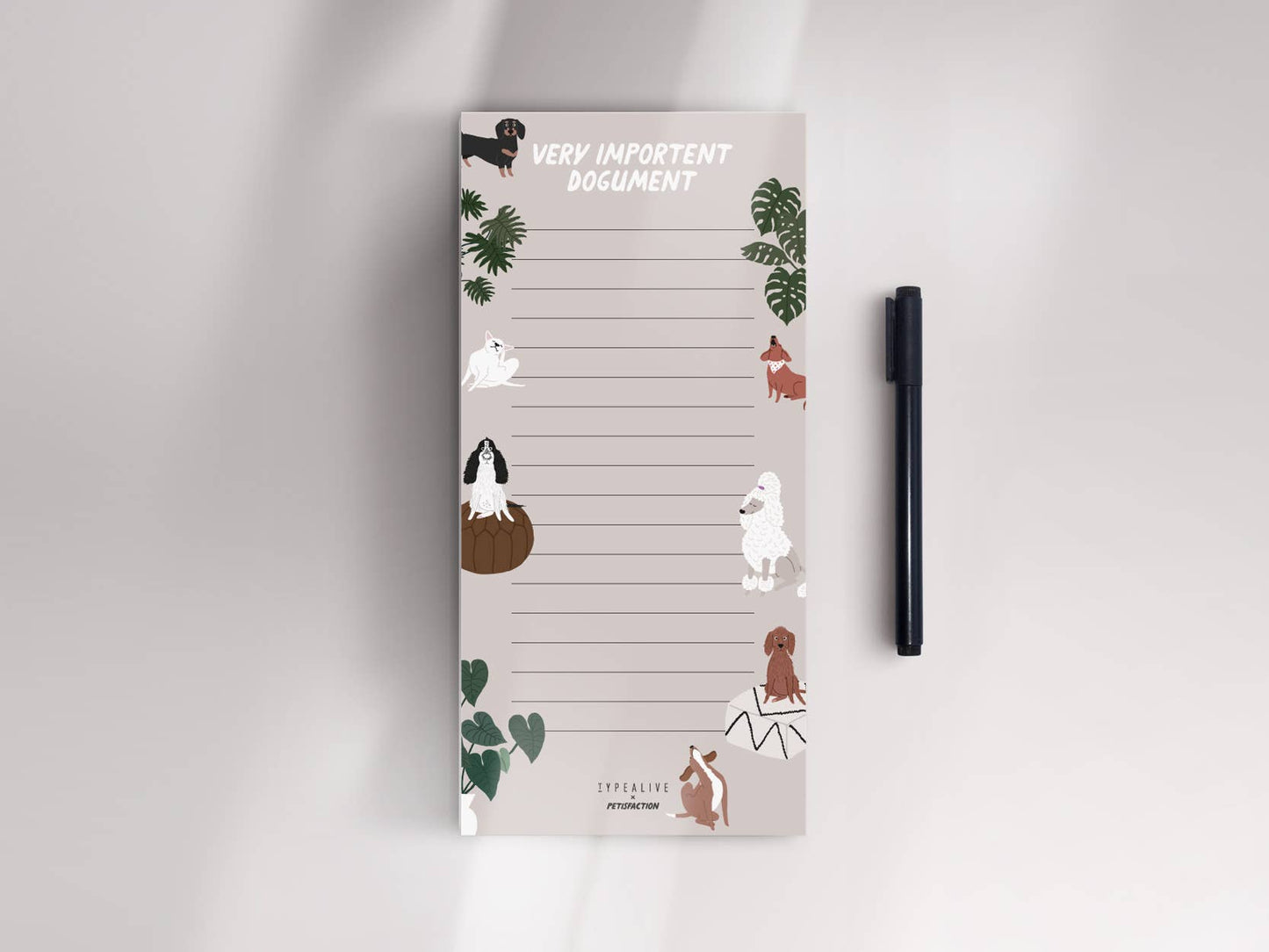 typealive - Notepad “small”/Petisfaction “Dogs”