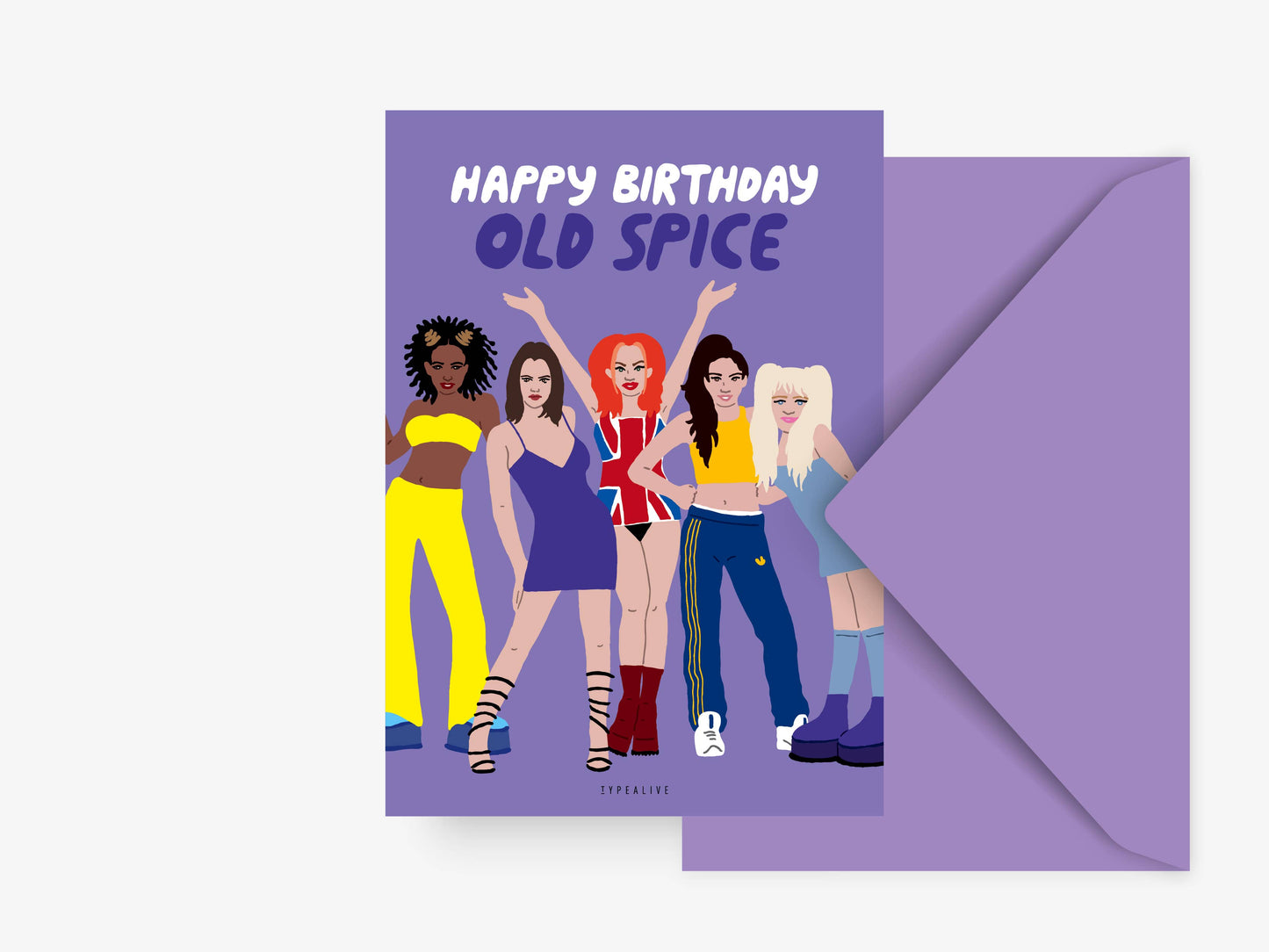 typealive - Postcard / Old Spice w/ Envelope