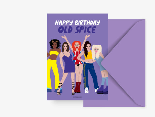 typealive - Postcard / Old Spice w/ Envelope