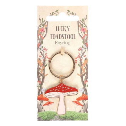 Something Different - Lucky Toadstool Keyring