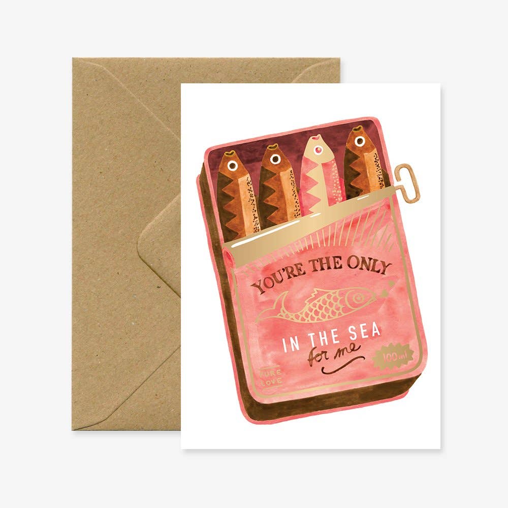 ALL THE WAYS TO SAY - Europe - Fish in the sea - Love & friendship Greeting card