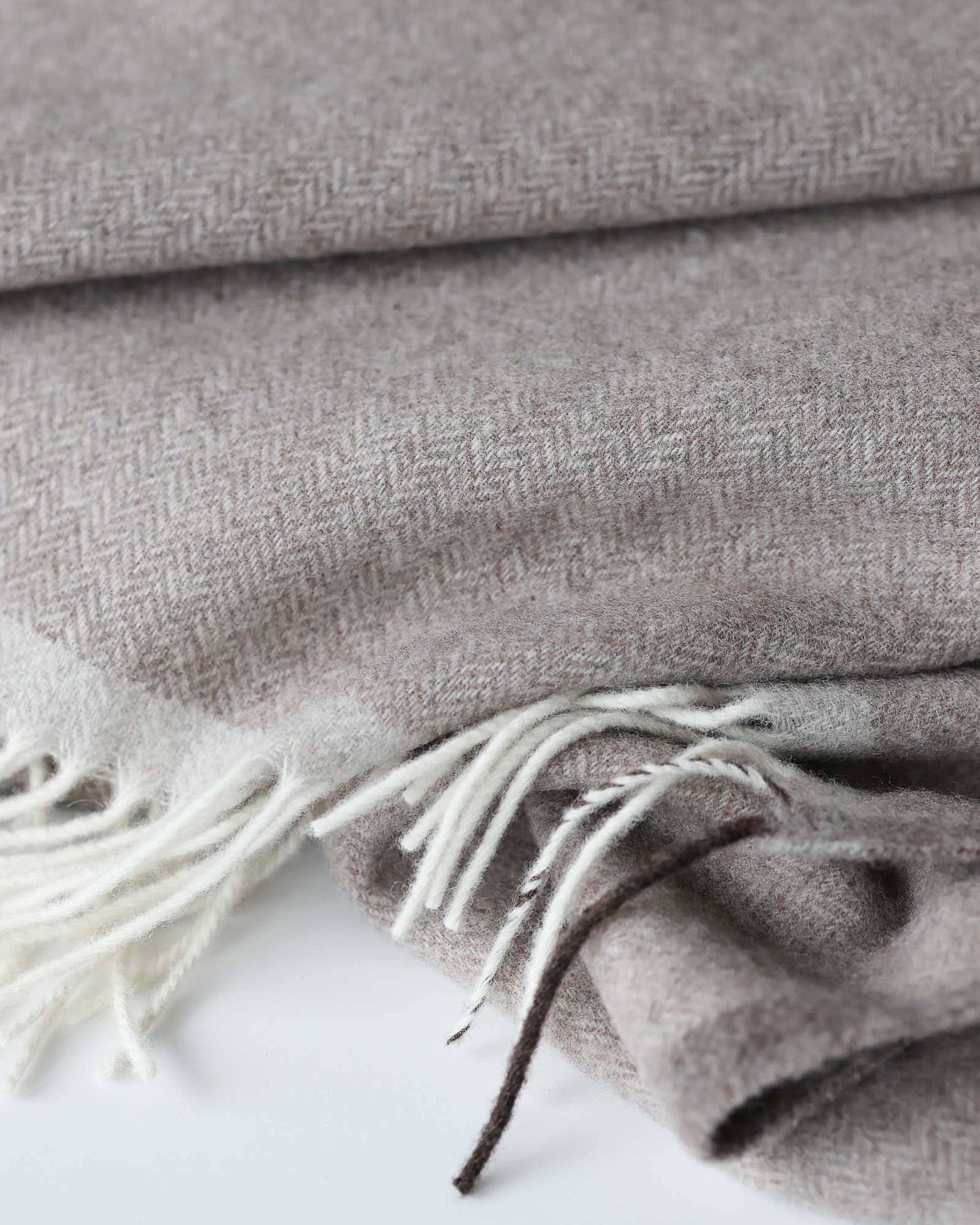 MoST - Merino/cashmere Throw Blanket MILANO - brown