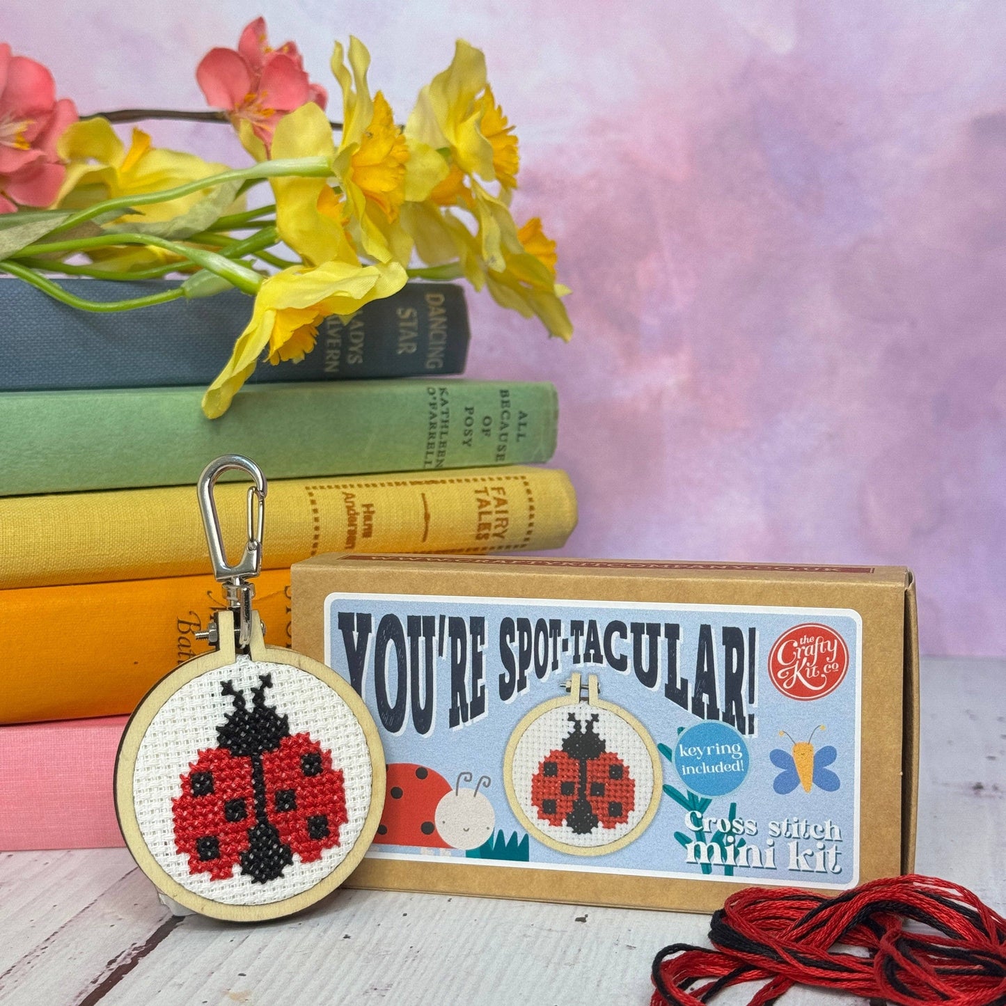 Mini Matchbox Kits - You're Spot-Tacular! Mini Matchbox Cross Stitch Kit