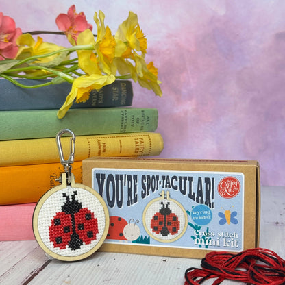 Mini Matchbox Kits - You're Spot-Tacular! Mini Matchbox Cross Stitch Kit