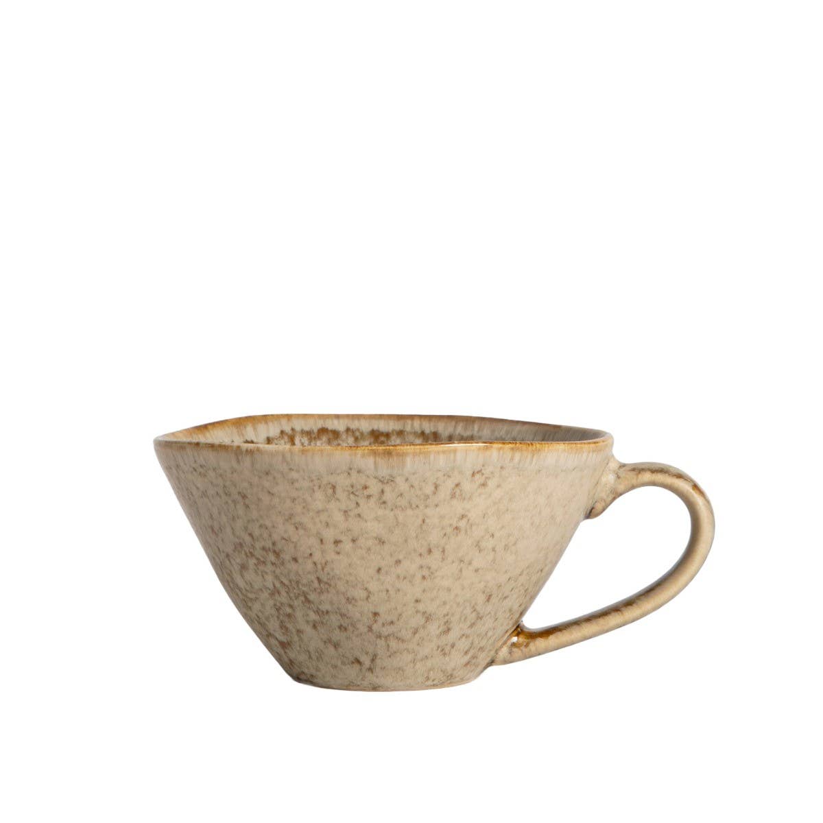 Mug | DAREL | short, beige | 0.25 l