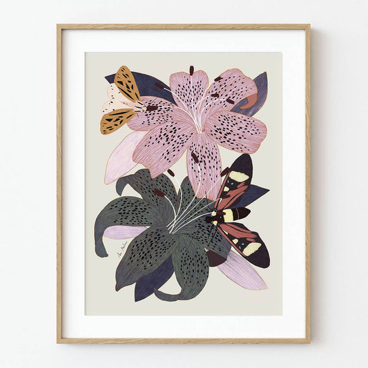 El buen limón - Lily Flowers Art Print