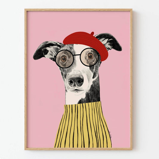 El buen limón -  "Dog portrait III" art Print