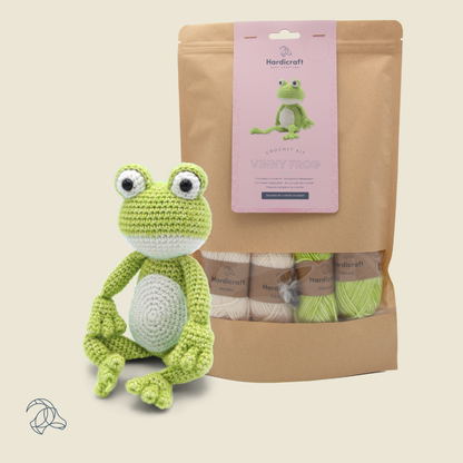 Hardicraft - DIY Crochet Kit - Vinny Frog