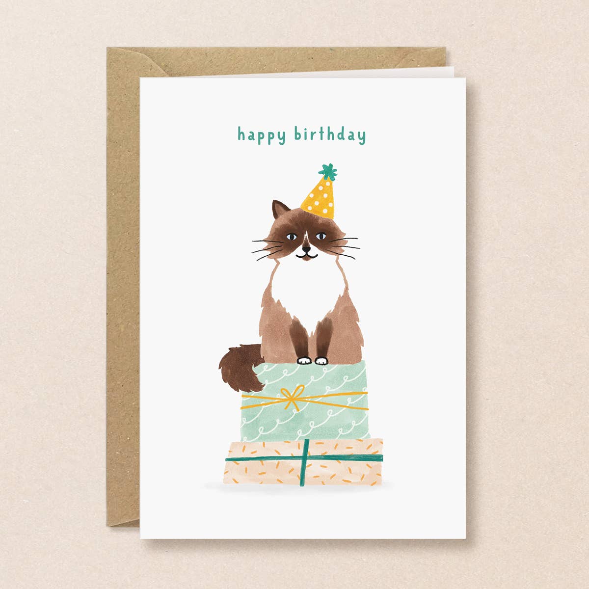 Studio Kuukeluus - Cat Birthday Card
