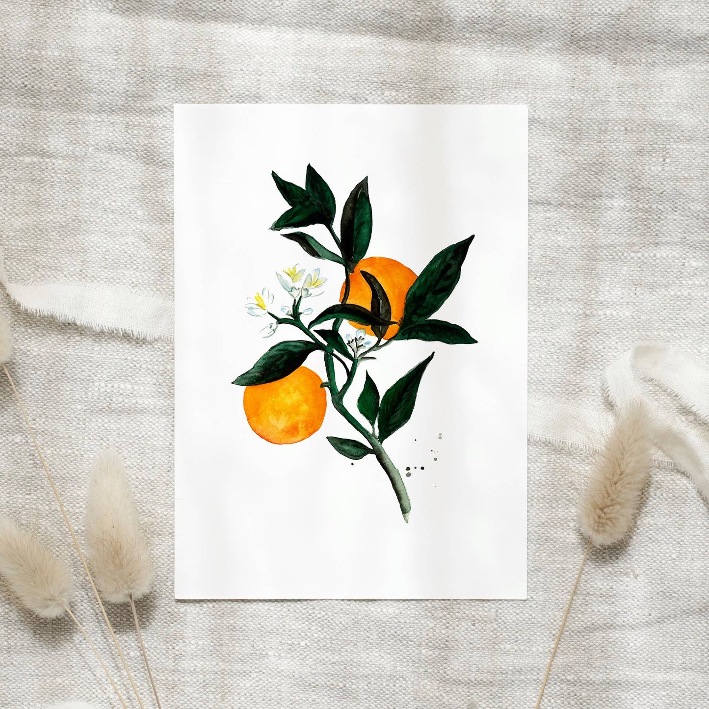 Leo La Douce- Postcard · orange