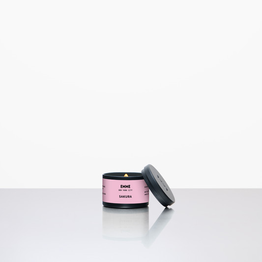 EMME nyc - Sakura / Cherry Blossom – Candle Tin, 4 oz