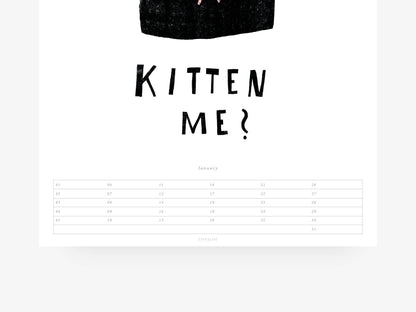 typealive - Wall calendar/ Catisfaction