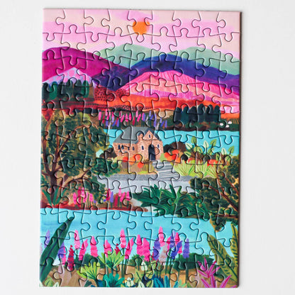 Piecely Puzzles - Lake Tekapo mini puzzle, 99 pieces