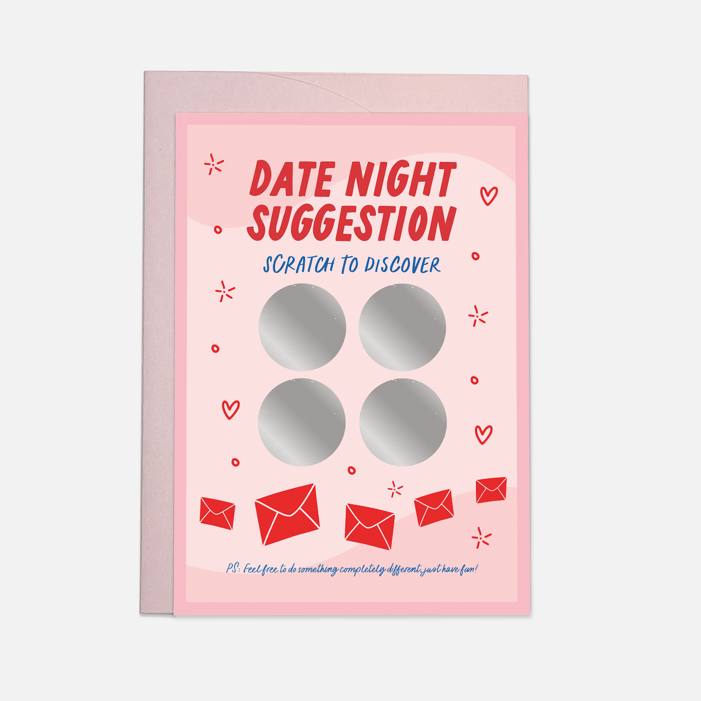 Kaart Blanche - Date night suggestion - Valentines day greeting card