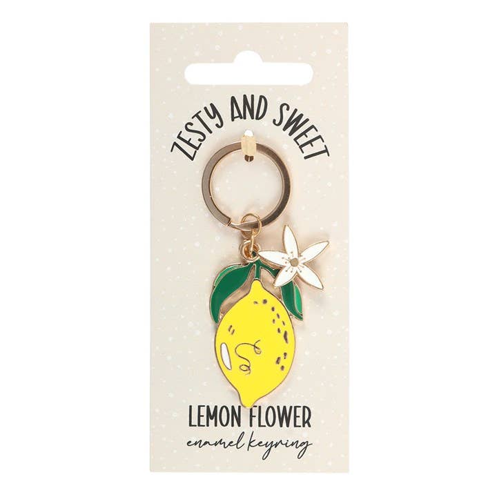 Something Different - Lemon Flower Keyring