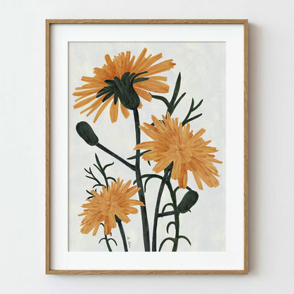 El buen limón - Wild Flowers I Art Print