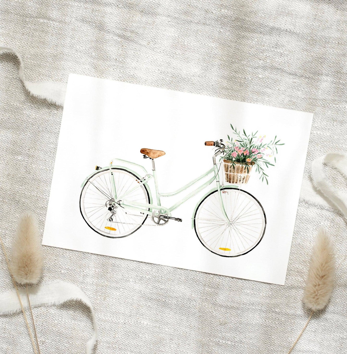 Leo La Douce- Postcard - Bicycle Love