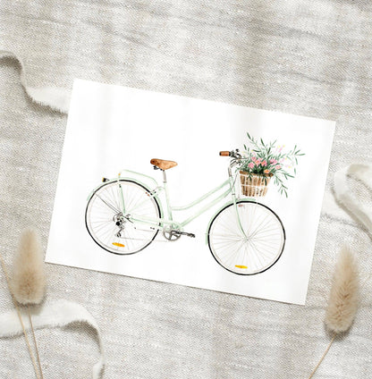 Leo La Douce- Postcard - Bicycle Love