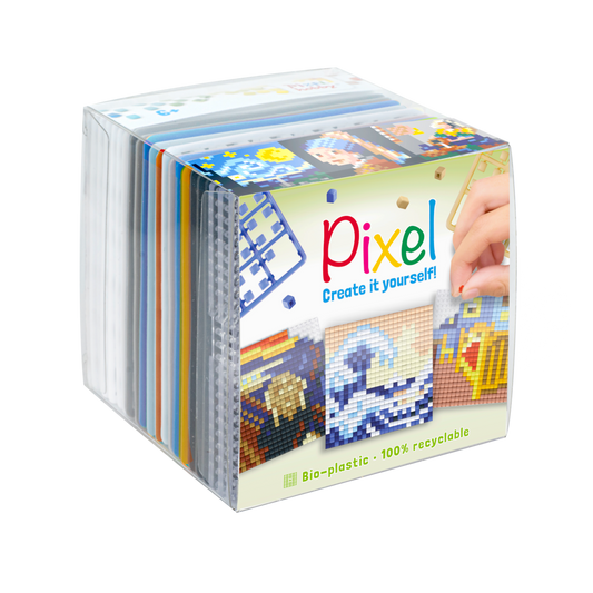 Pixelhobby - DIY Sustainable Giftset Pixel Classic 3-Pack - World Art