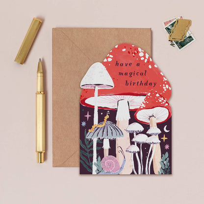 Sister Paper Co. - Mushroom Birthday Card | Magic Mushrooms Card