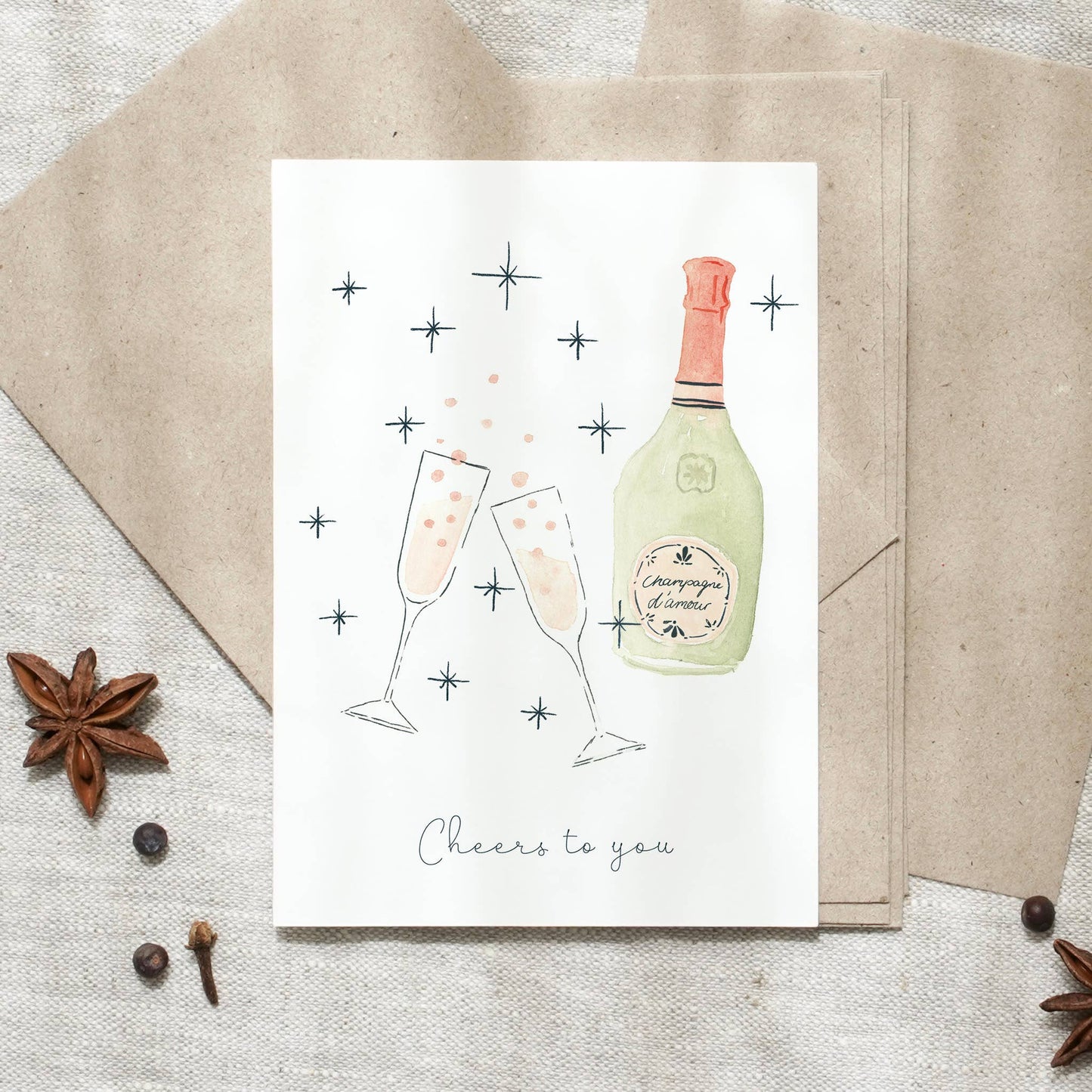 Leo La Douce- Postcard - Sparkling wishes