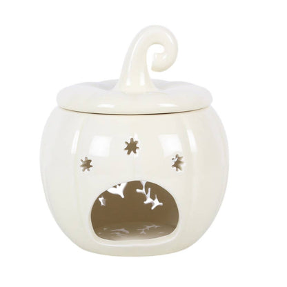 Something Different - Cream Folk Pumpkin Oil Burner and Wax Warmer