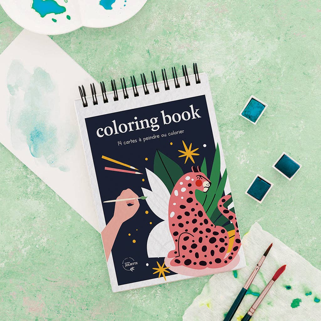 Maison Joliette - A6 Coloring Book - Wild