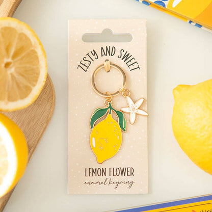 Something Different - Lemon Flower Keyring
