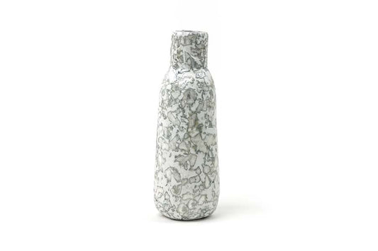 Vase M cap pulp silver