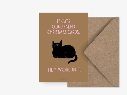 typealive - Postcard/Christmas Cat No. 2 w/ Envelope