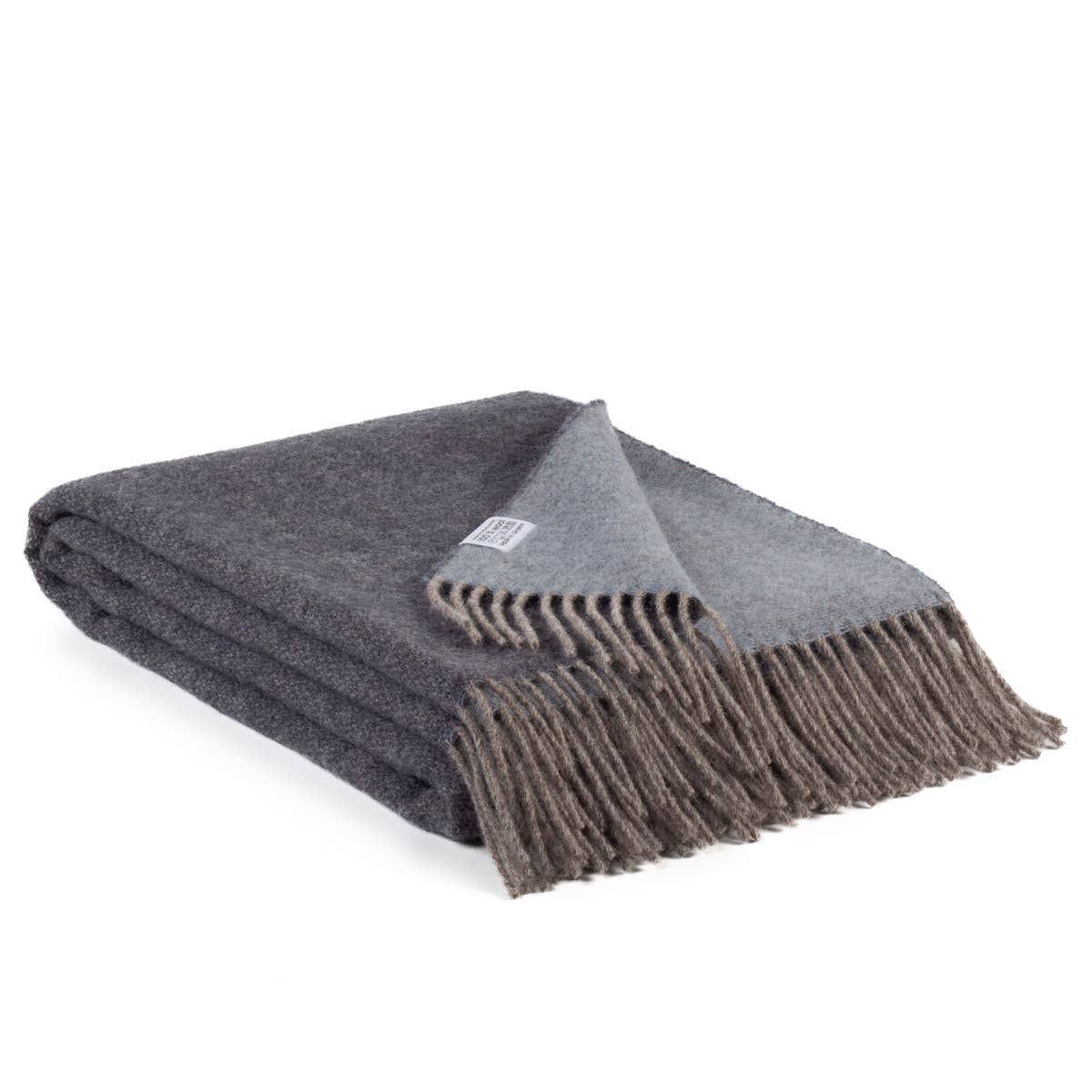 MoST - Wool Throw Blanket DENIM