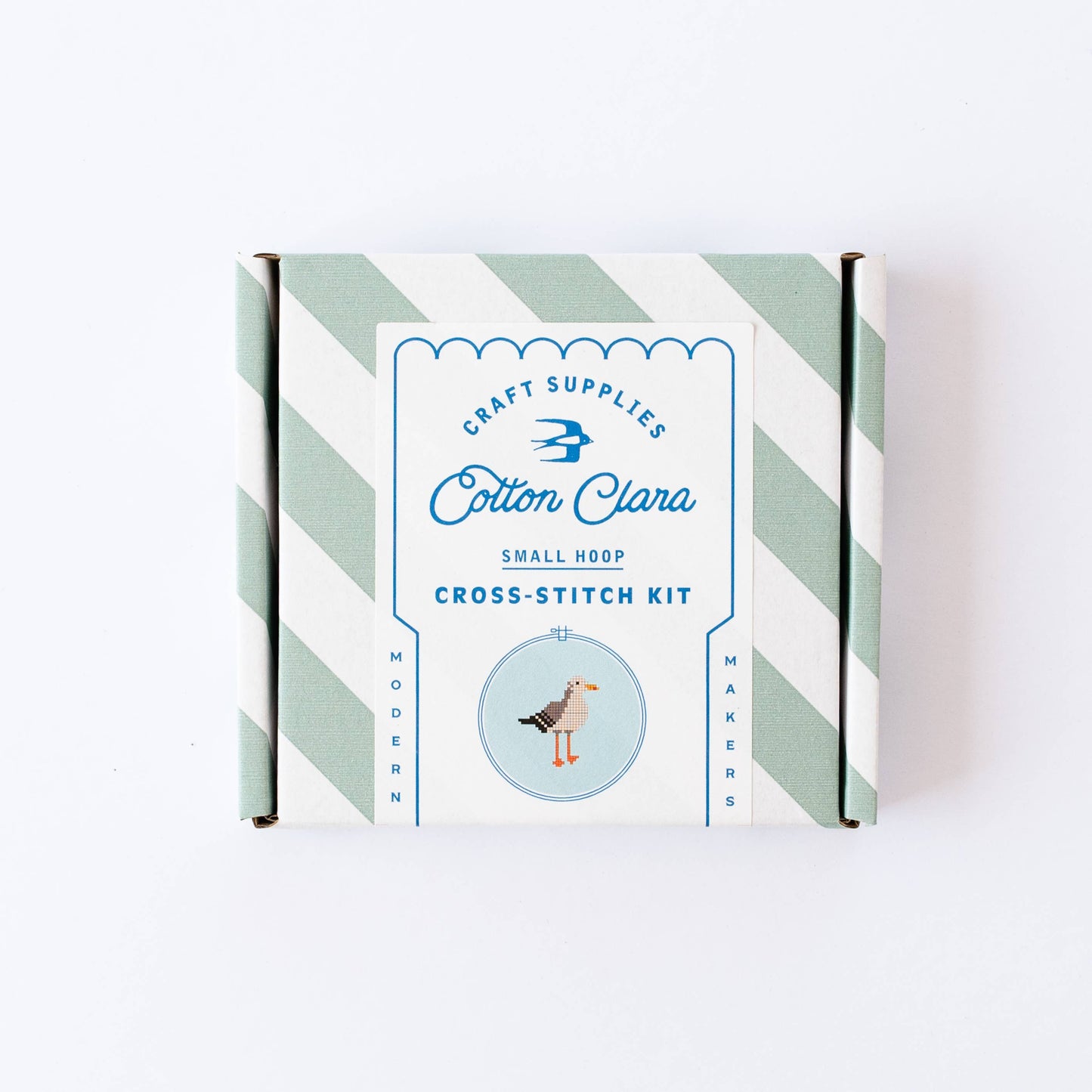 Cotton Clara Craft Kits & Supplies - Duck Cross Stitch Kit for Beginners