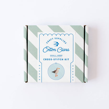 Cotton Clara Craft Kits & Supplies - Duck Cross Stitch Kit for Beginners