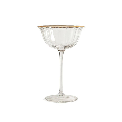 Glass | SCURO | cocktail glass, with a gold rim | 0.2 l