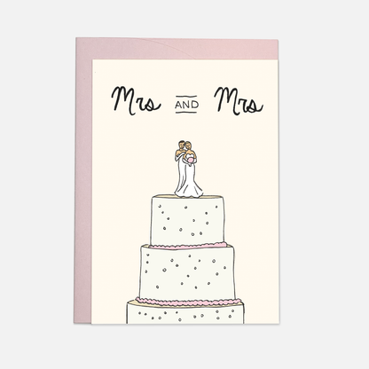 Kaart Blanche - Wedding cake greeting card