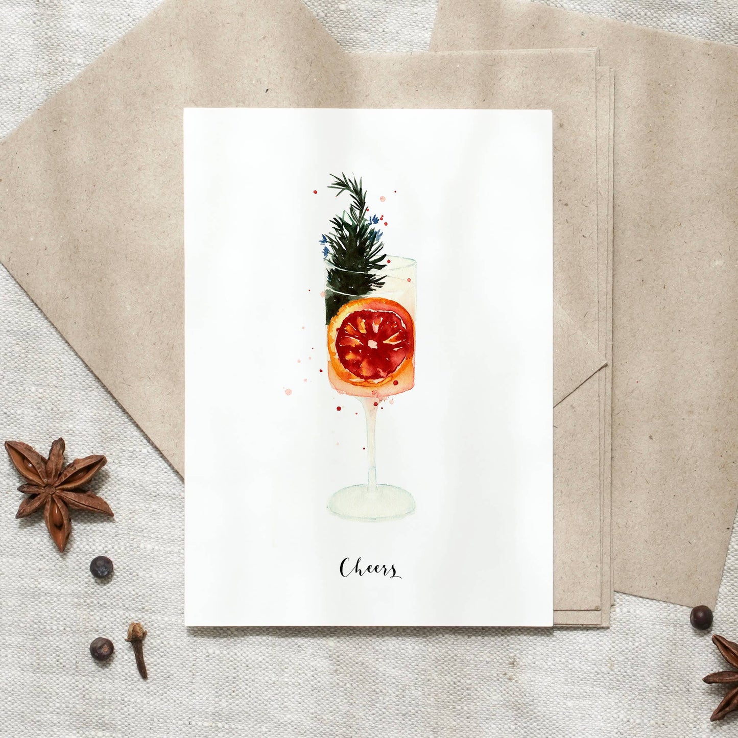 Leo La Douce- Postcard · Cheers | cocktail