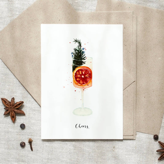 Leo La Douce- Postcard · Cheers | cocktail