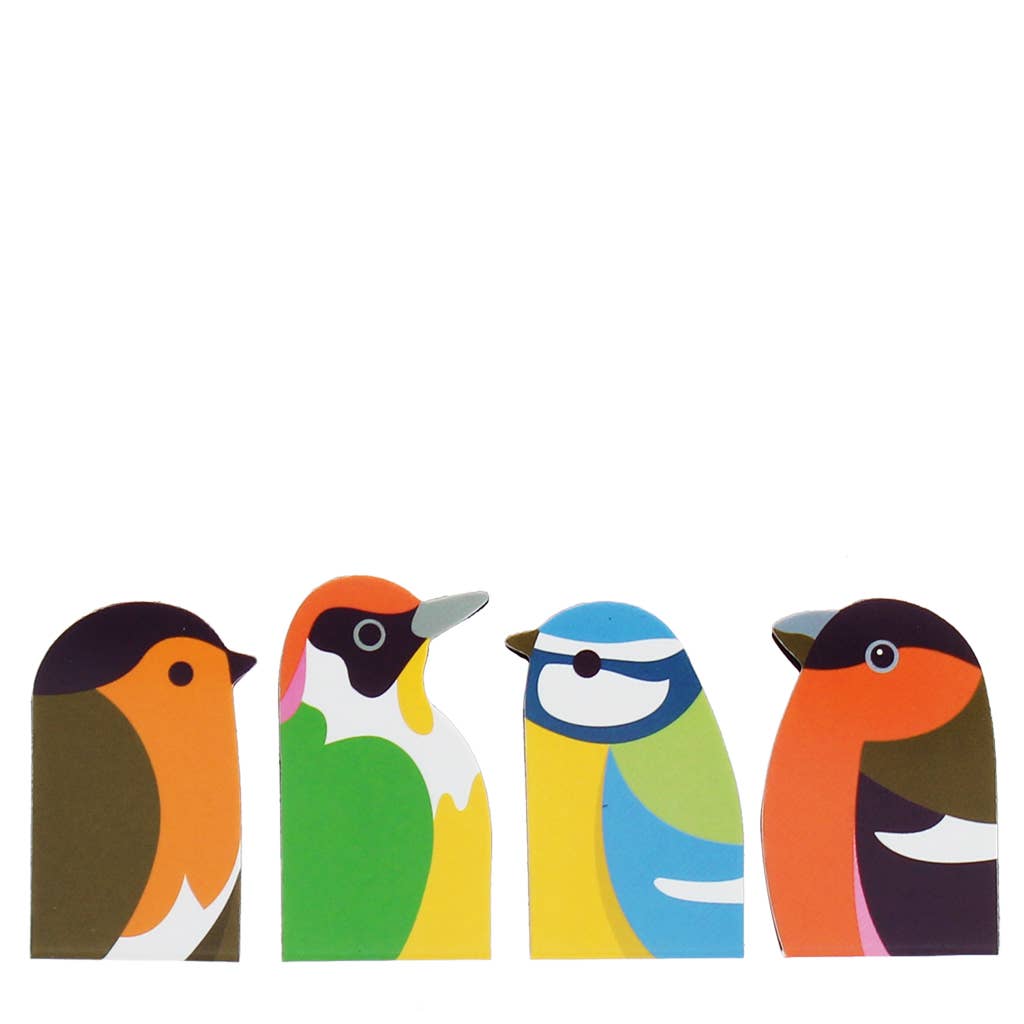 Rex B2B - Europe - Magnetic garden bird bookmarks (set of 4)