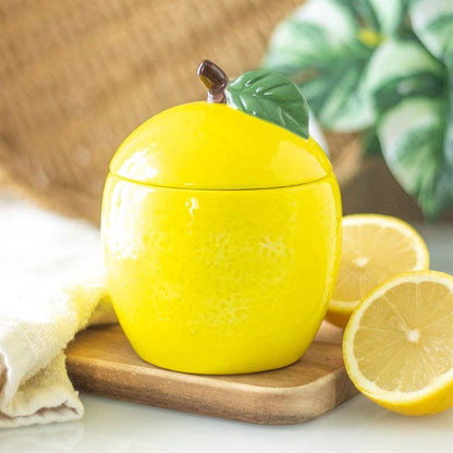 Something Different- Lemon Shaped Candle Jar