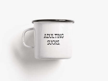 typealive - Enamel mug / Adulting