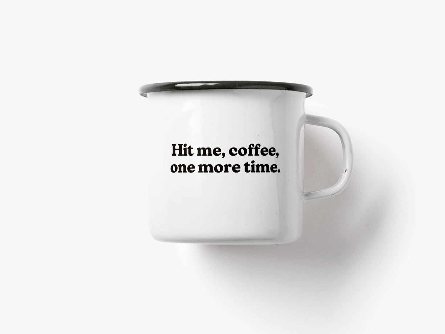 typealive - Enamel mug / Hit Me