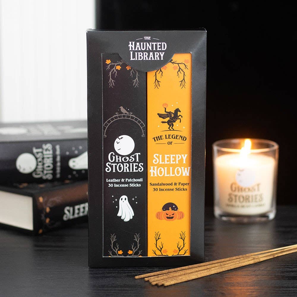 Something Different - Set of 2 Haunted Library Halloween Incense Stick Packs