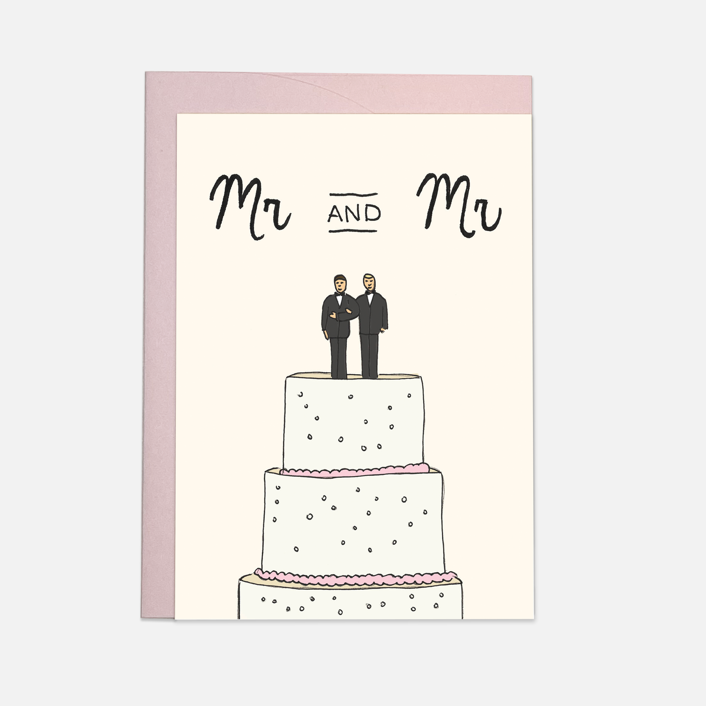 Kaart Blanche - Wedding cake greeting card