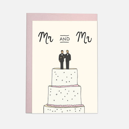 Kaart Blanche - Wedding cake greeting card