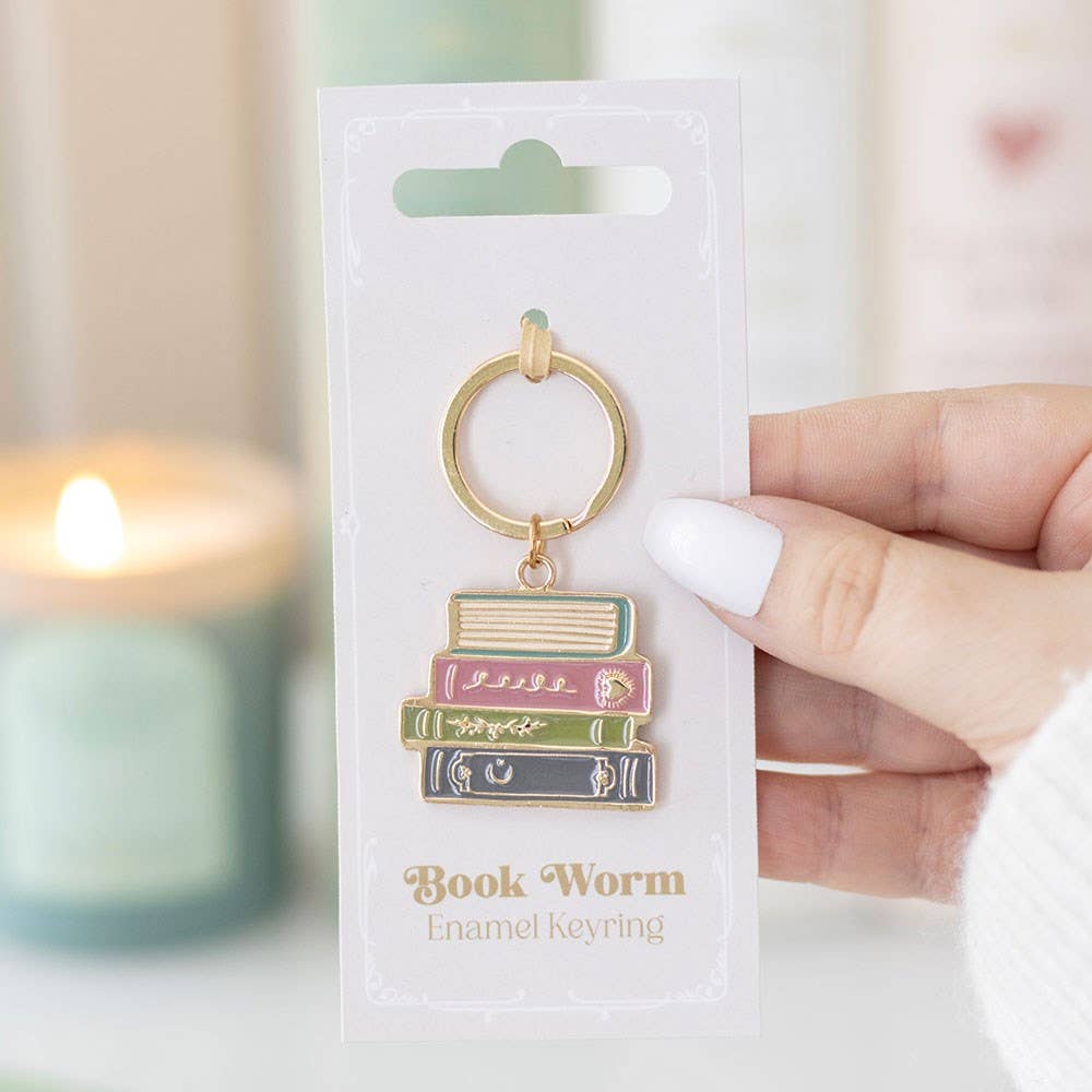 Something Different - Book Worm Keyring