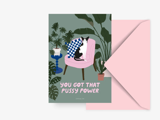 typealive - Postcard / Petisfaction "Cats" Pussy Power