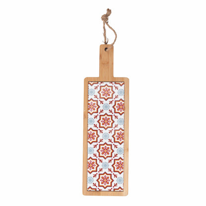 VdE Tivoli 1996 - VALLADOLID CUTTING BOARD WITH HANDLE 12.5X40CM 4ASS