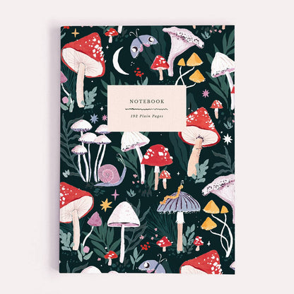 Sister Paper Co. - Mushrooms Notebook | Plain Page Journal | Notebooks