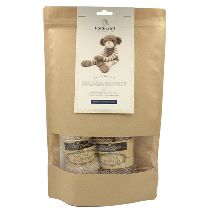 Hardicraft - DIY Knitting Kit - Malinda Monkey