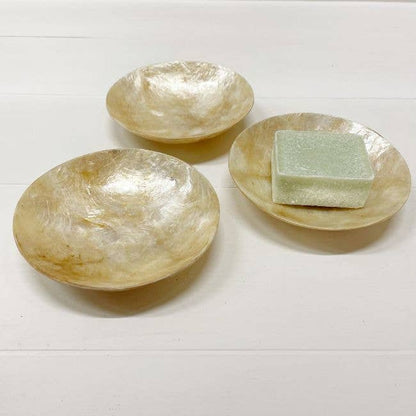 Schaaltje Schelp Capiz XS Goud